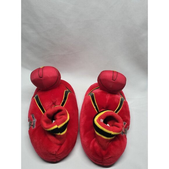 Power Rangers Mystic Force Red Ranger Kids Size 3/4 Plush House Slippers- VTG - Picture 15 of 16